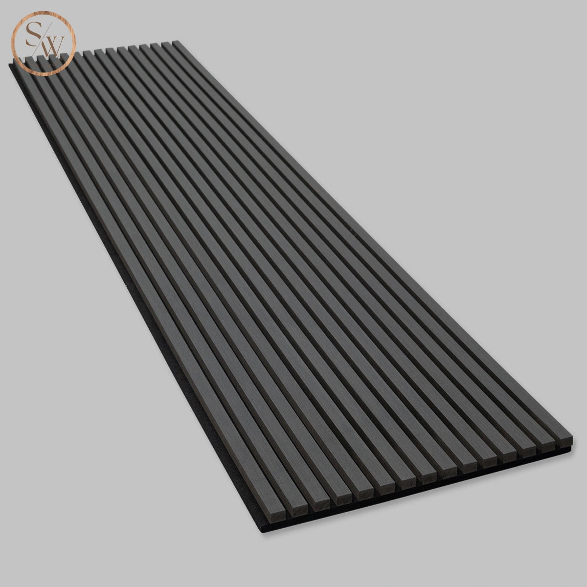 Akustikpanel black oak liggande helbild