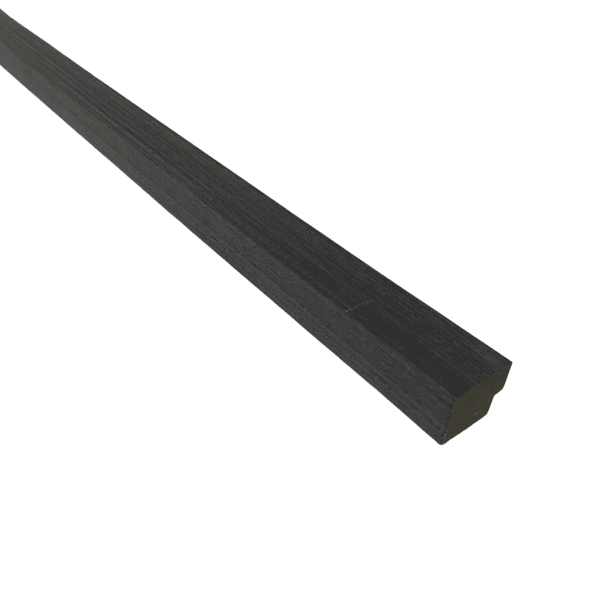 Avslutningslist till akustikpanel - Black Oak