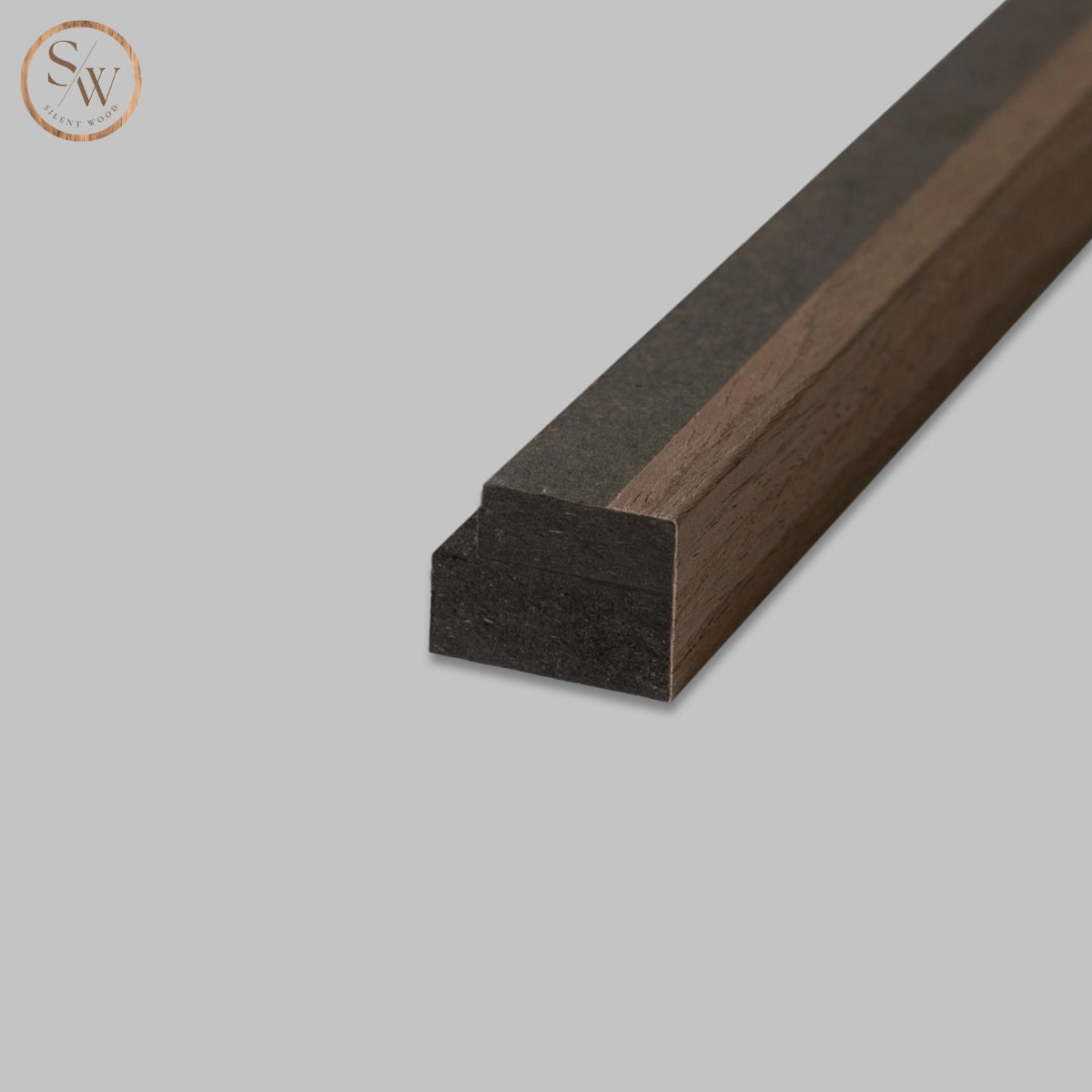 Premium - Avslutningslist till akustikpanel 60x60 cm - Smoked Oak