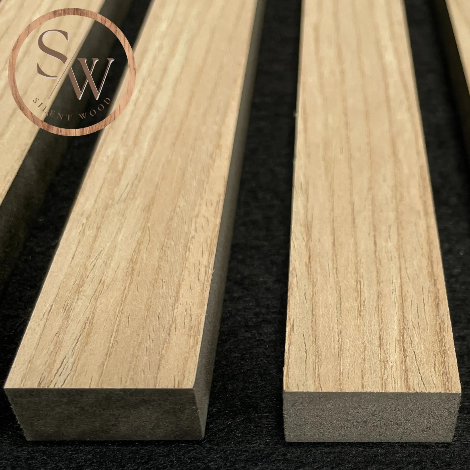 Premium- Akustikpanel - 60x60 cm 4 stk.- Light Oak