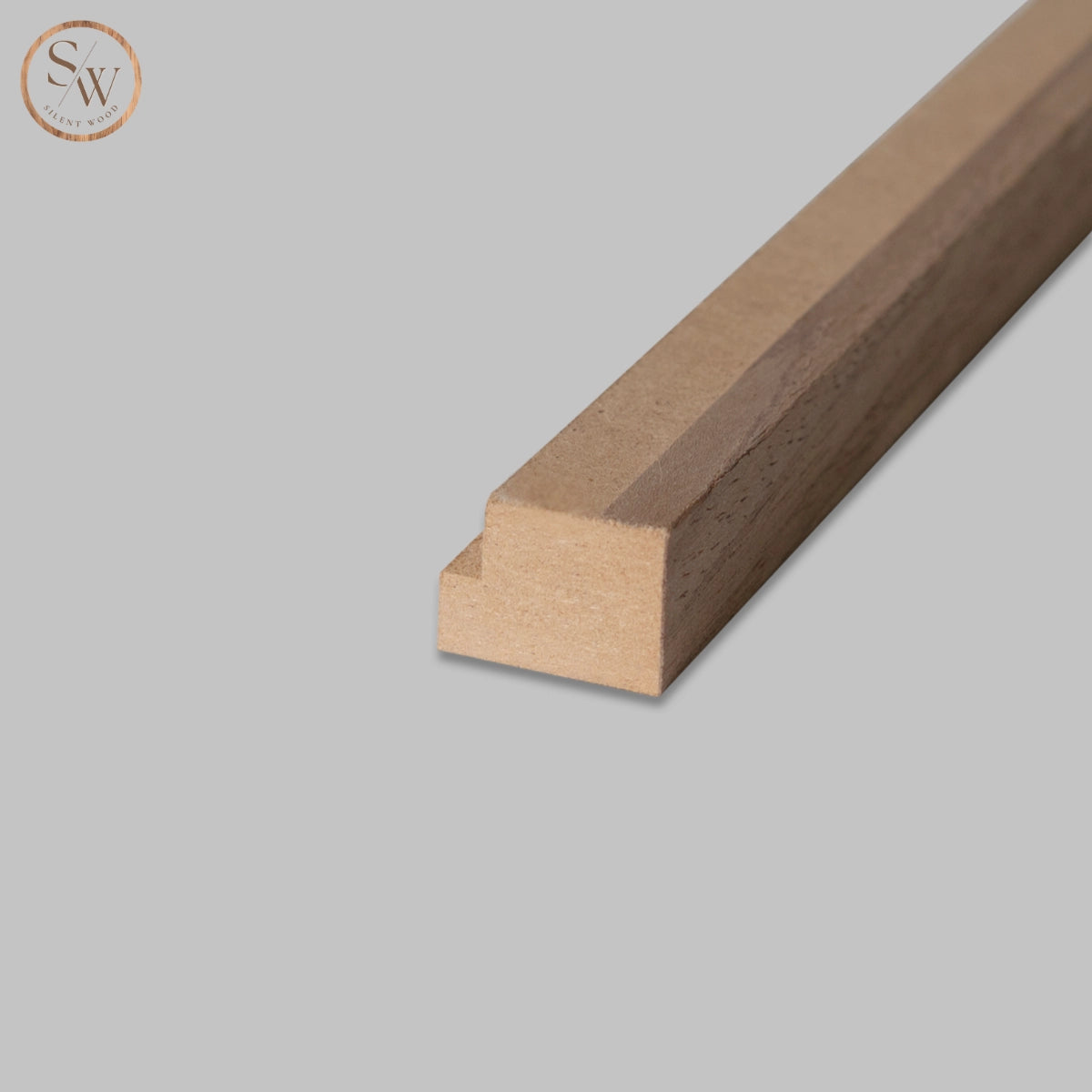 Standard - Avslutningslist till akustikpanel 60x60 cm - Light Brown Oak