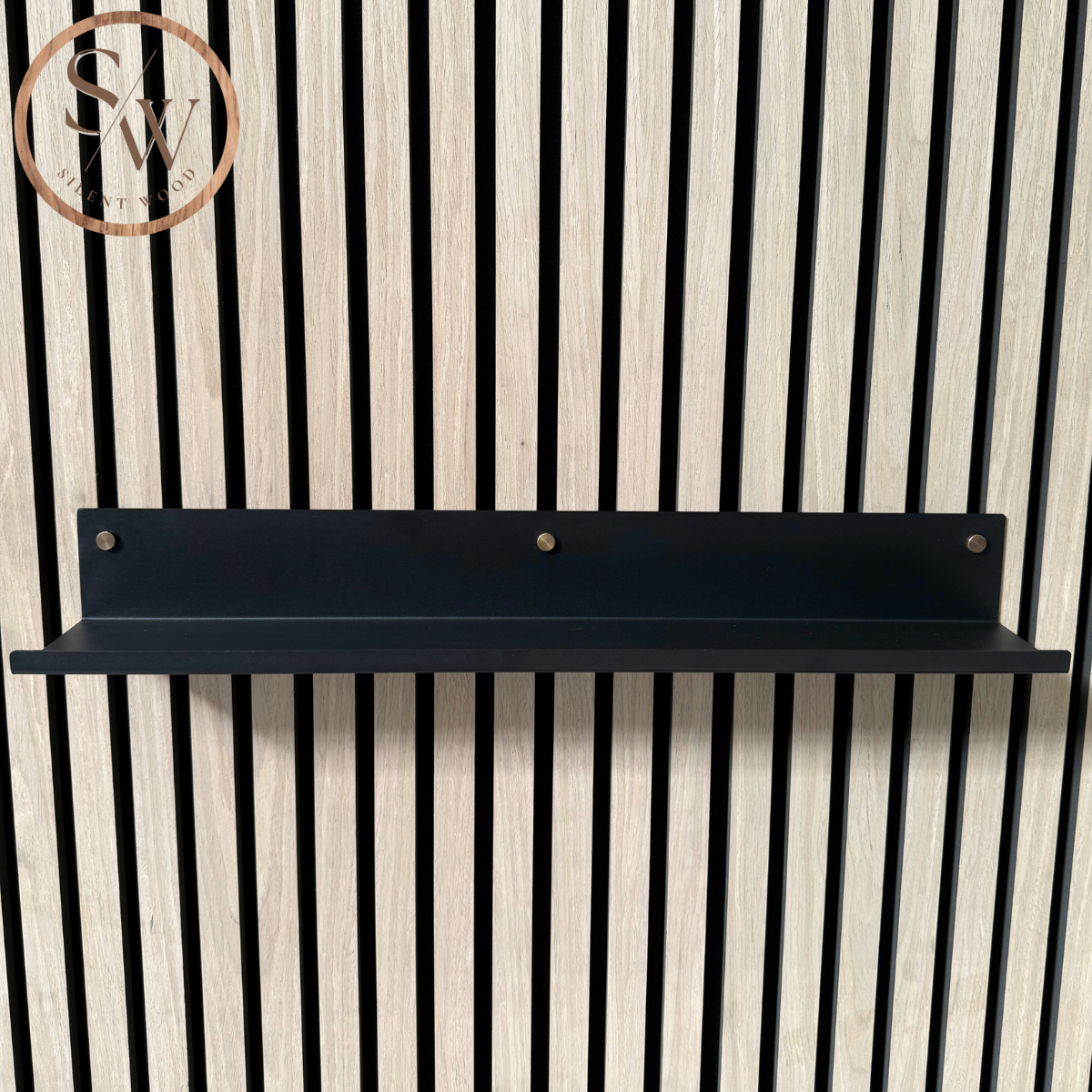 Stor Hylla till Akustikpanel 60 cm - Mässing
