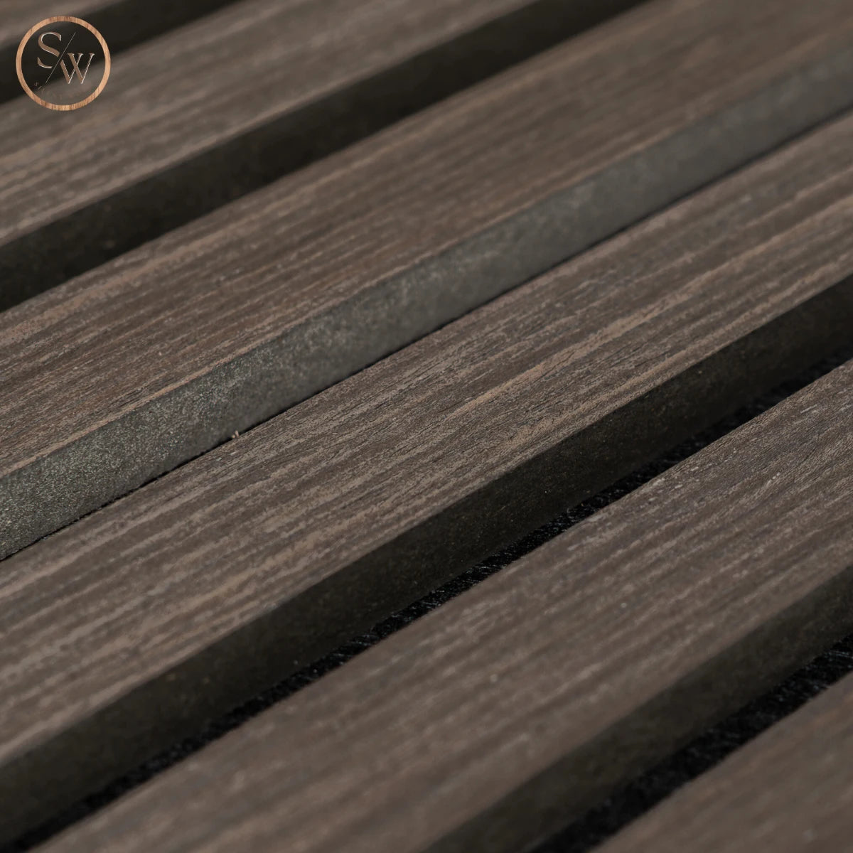 Akustikpanel Premium Smoked Oak närbild mdf