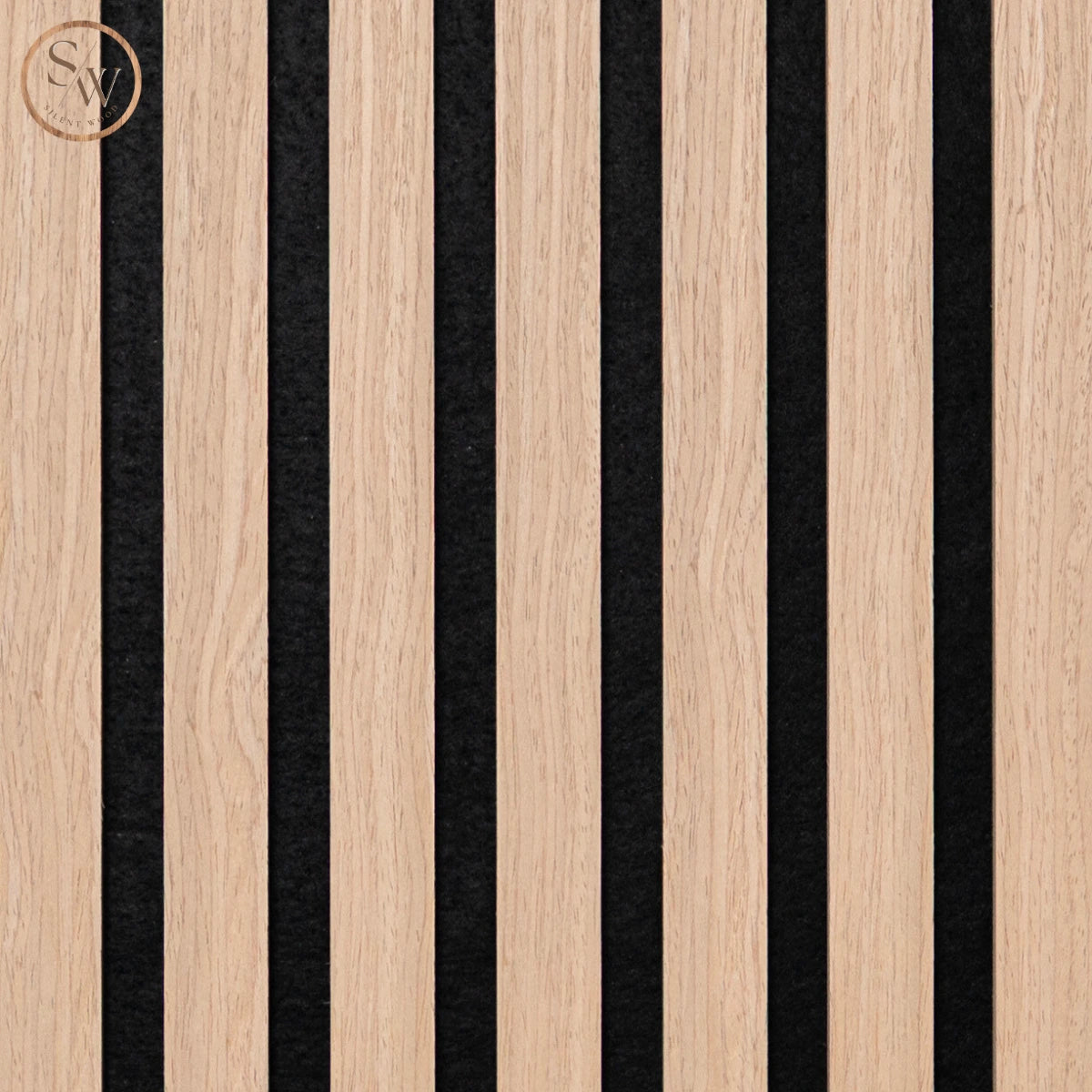Standard light oak rakt framifrån närbild