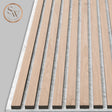 Premium - Akustikpanel - Grå Filt - Light Oak