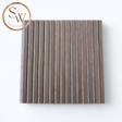 Premium - Akustikpanel - 60x60 cm 4 stk. Grå Filt - Smoked Oak