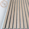Standard - Akustikpanel - Grå Filt - Light Oak