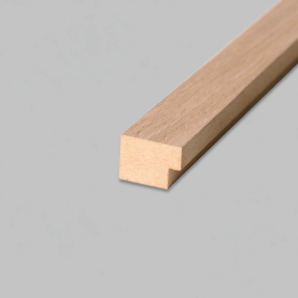 Standard - Avslutningslist till akustikpanel 60x60 cm - Light Oak