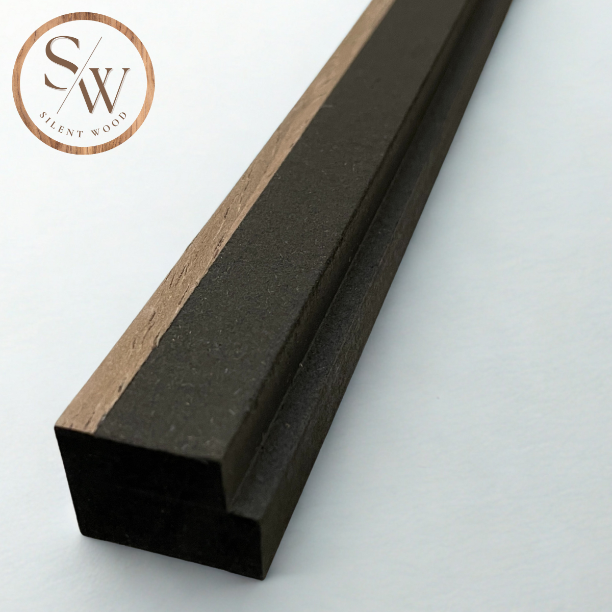 Avslutningslist till  akustikpanel - Light Brown Oak