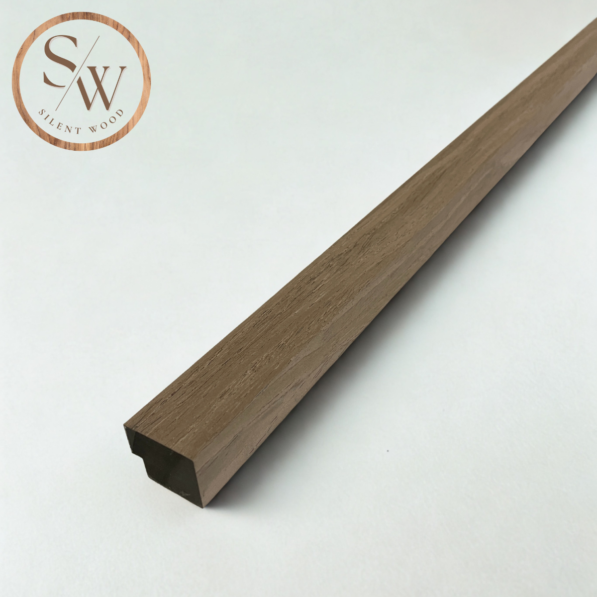 Avslutningslist till  akustikpanel - Light Brown Oak