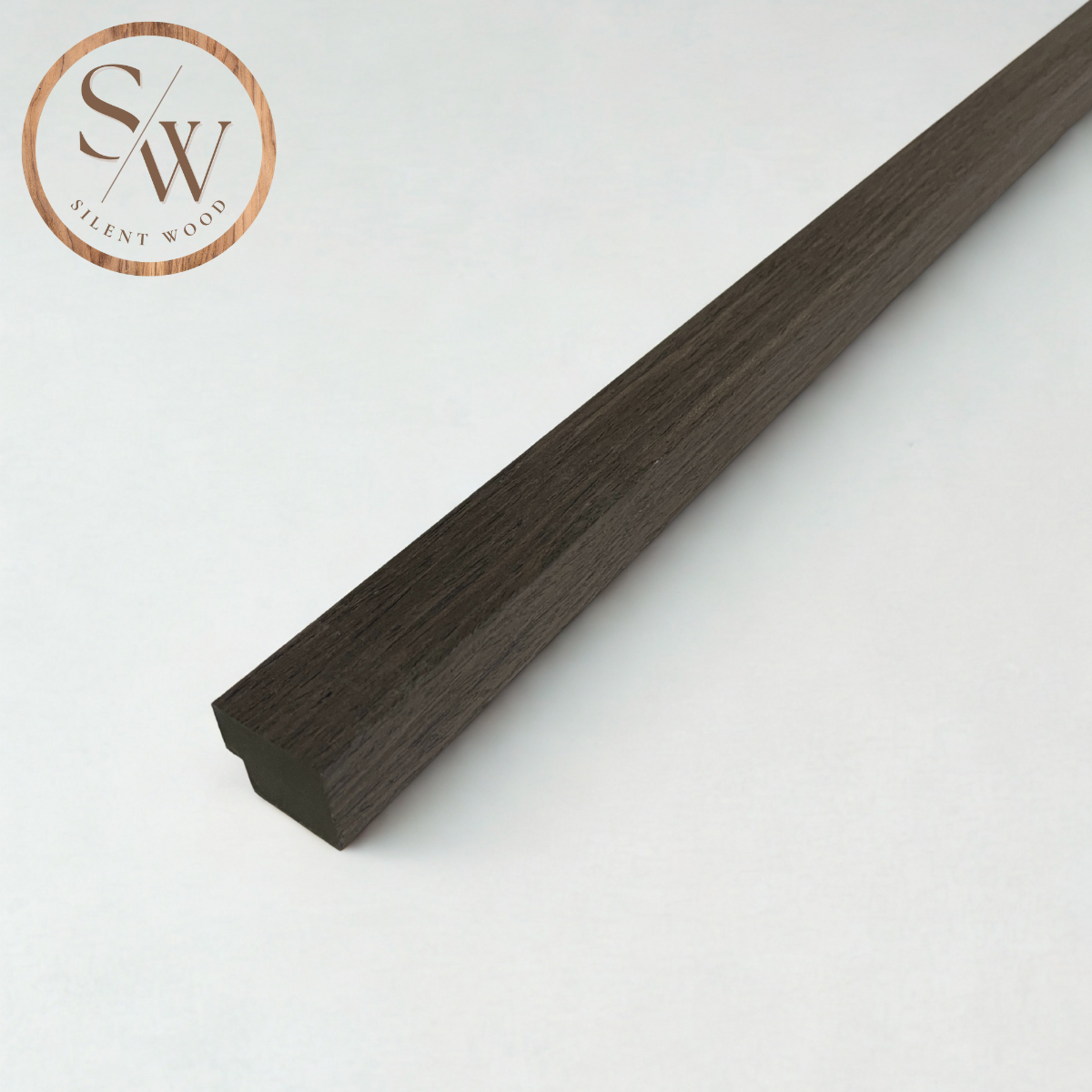 Avslutningslist till akustikpanel - Smoked Oak