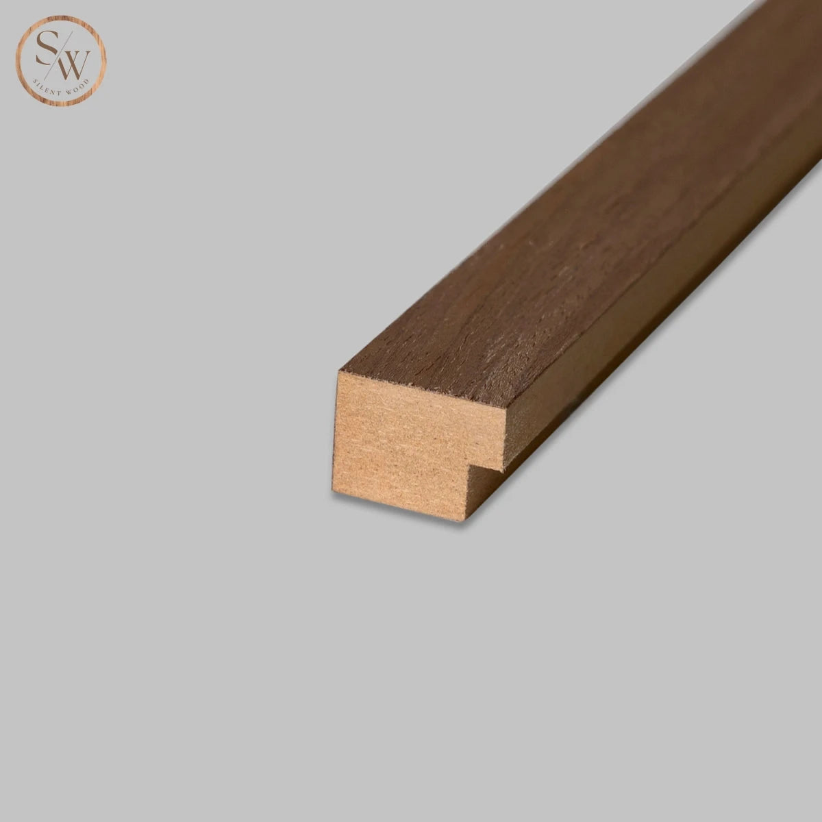 Standard - Avslutningslist till akustikpanel - Walnut